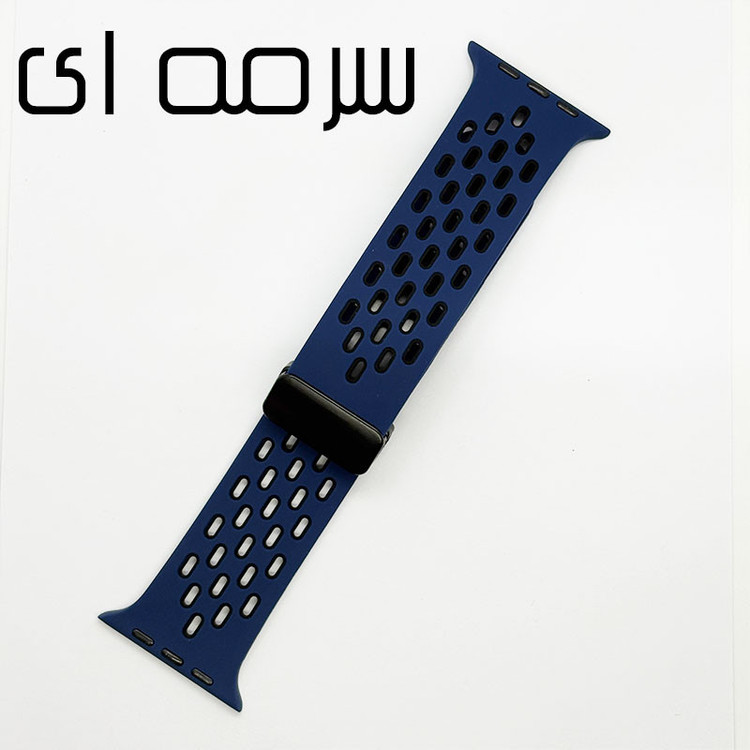 بند گوف مدل Breathable Silicone Magnetic مناسب برای ساعت هوشمند ویرفیت W6 Max / V200 Ultra / HK10 Ultra3 Max / X10 / HK10 Pro MAX Plus / X10 Ultra 3 / X10 Pro 3 / X Ultra IP68 /X8 Ultra HW9 Pro 2 / Bw 8 Ultra / 49mm