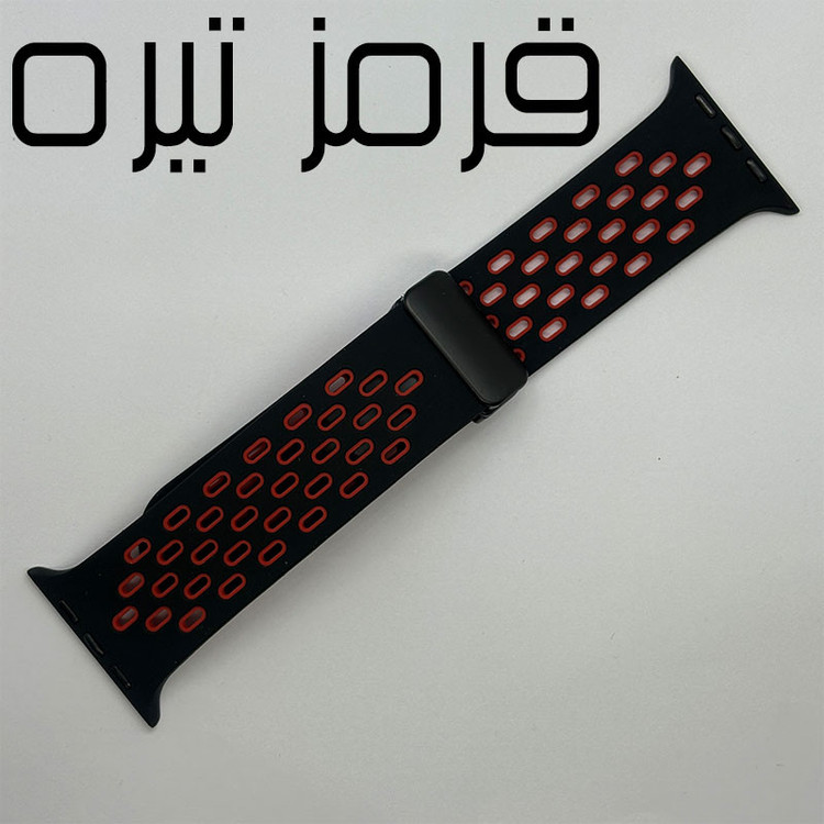 بند گوف مدل Breathable Silicone Magnetic مناسب برای ساعت هوشمند ویرفیت W6 Max / V200 Ultra / HK10 Ultra3 Max / X10 / HK10 Pro MAX Plus / X10 Ultra 3 / X10 Pro 3 / X Ultra IP68 /X8 Ultra HW9 Pro 2 / Bw 8 Ultra / 49mm