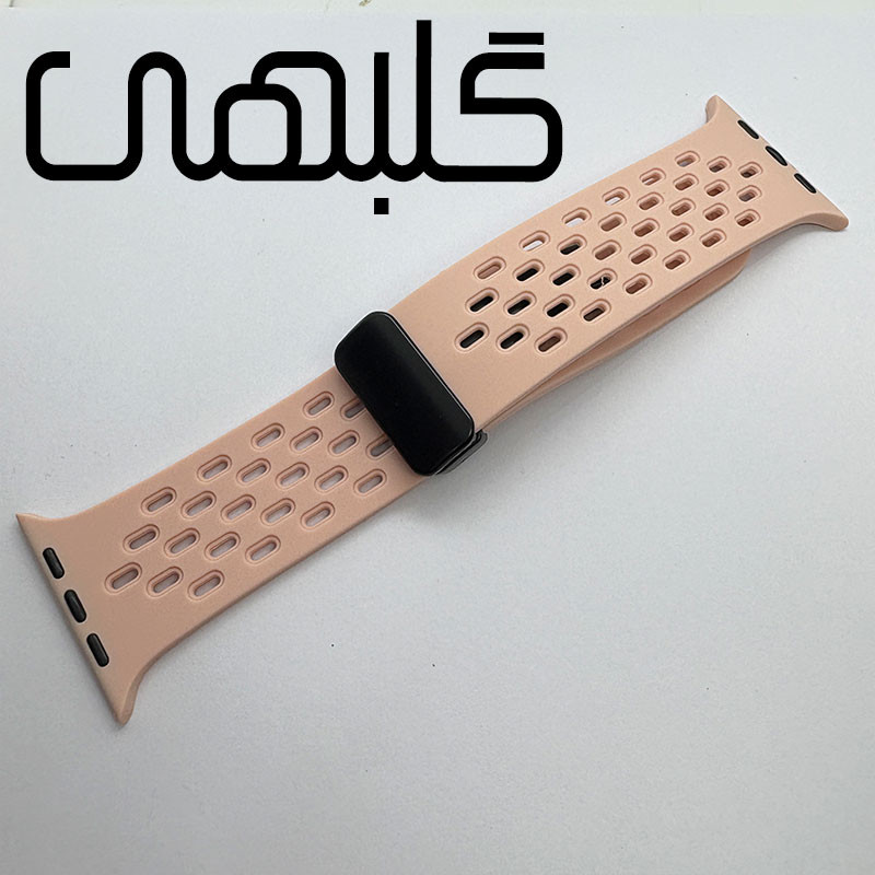 بند گوف مدل Breathable Silicone Magnetic مناسب برای ساعت هوشمند ویرفیت W6 Max / V200 Ultra / HK10 Ultra3 Max / X10 / HK10 Pro MAX Plus / X10 Ultra 3 / X10 Pro 3 / X Ultra IP68 /X8 Ultra HW9 Pro 2 / Bw 8 Ultra / 49mm