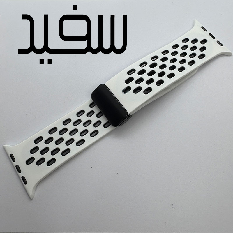 بند گوف مدل Breathable Silicone Magnetic مناسب برای ساعت هوشمند ویرفیت W6 Max / V200 Ultra / HK10 Ultra3 Max / X10 / HK10 Pro MAX Plus / X10 Ultra 3 / X10 Pro 3 / X Ultra IP68 /X8 Ultra HW9 Pro 2 / Bw 8 Ultra / 49mm