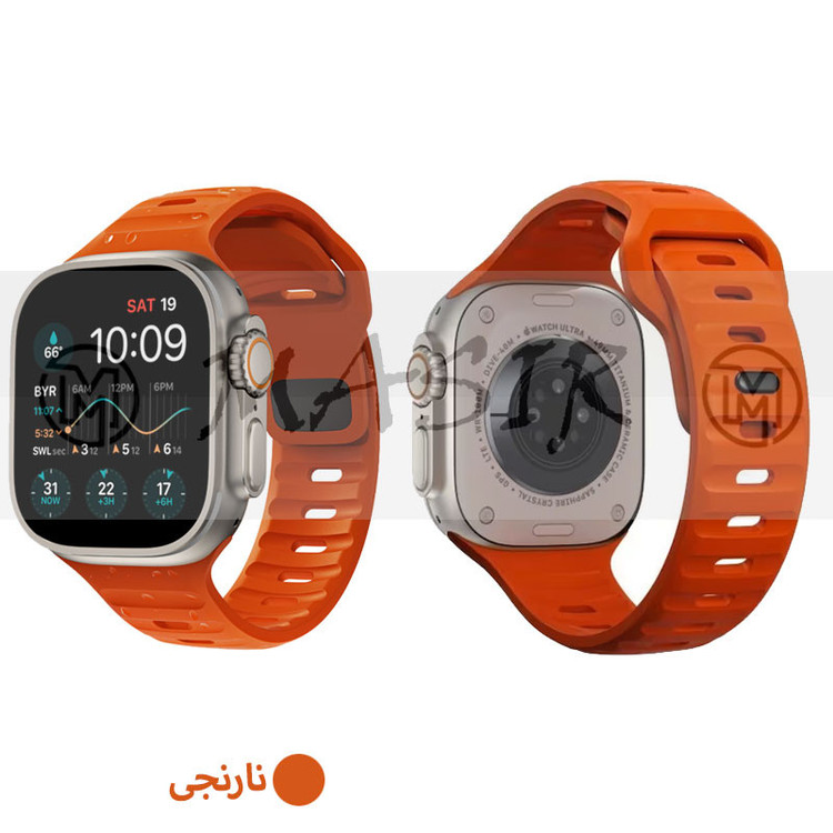 بند مسیر مدل Spig Sport-M مناسب برای اپل واچ سری 1/2/3/4/5/6/7/8/ SE / ULTRA سایز 42/44/45/49 میلی متری