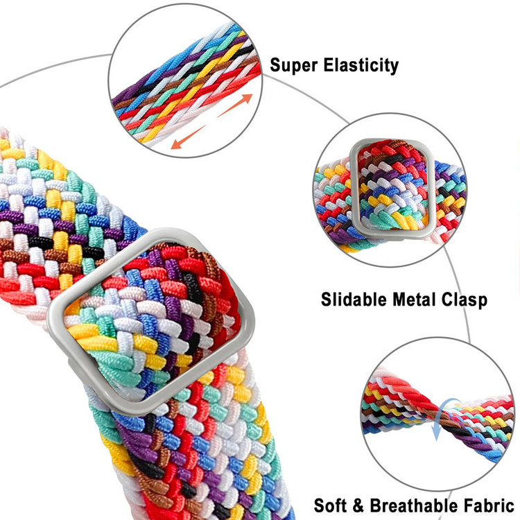 بند گوف مدل Braided-Multi مناسب برای اپل واچ سری 10 سایز 46 میلی متری