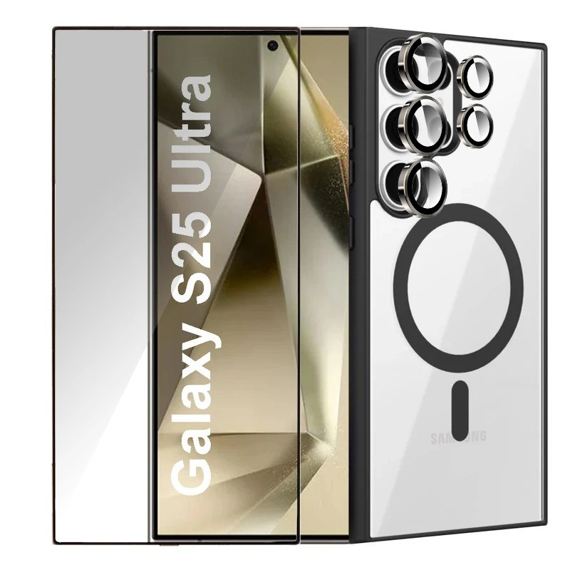 کاور گوف مدل Special Protect مناسب برای گوشی موبایل سامسونگ Galaxy S25 Ultra به همراه محافظ لنز دوربین و محافظ صفحه نمایش