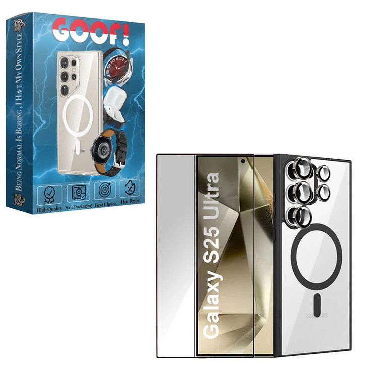 کاور گوف مدل Special Protect مناسب برای گوشی موبایل سامسونگ Galaxy S25 Ultra به همراه محافظ لنز دوربین و محافظ صفحه نمایش