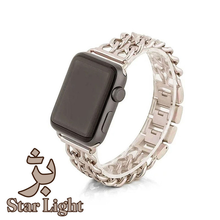 بند گوف LUX Cartier مناسب برای ساعت هوشمند اپل واچ سری 6 سایز 40 میلی متری