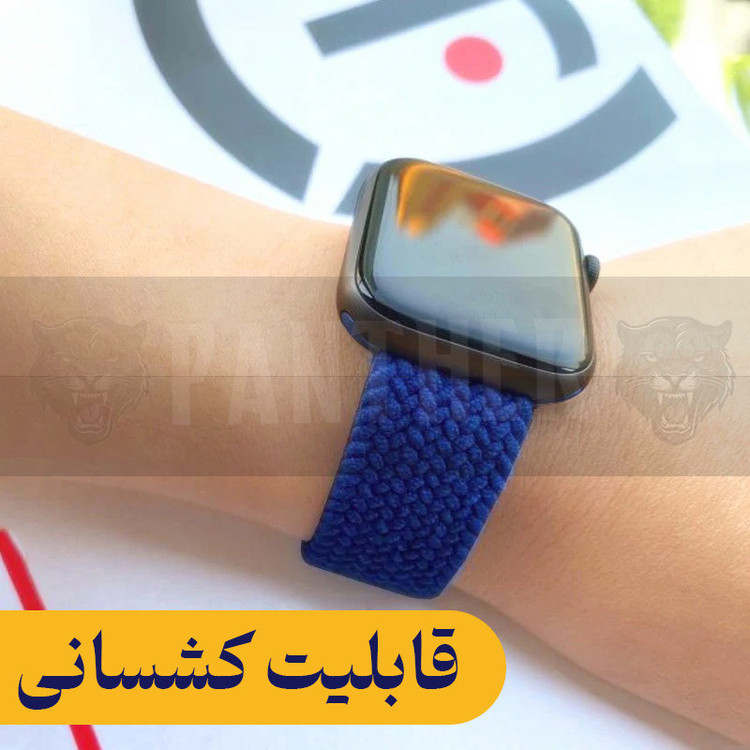 بند پنتر مدل Kesh-P مناسب برای اپل واچ سری 1/2/3/4/5/6/7/8/9/SE سایز 38/40/41 میلی متری