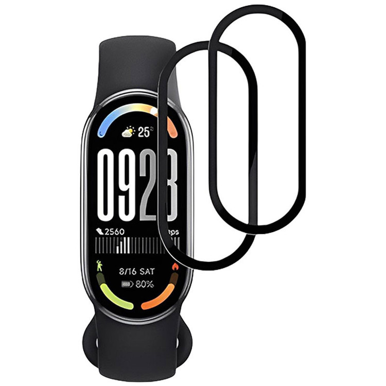 محافظ صفحه نمایش گوف مدل PMMA مناسب برای ساعت هوشمند شیائومی Mi Band 10 بسته دو عددی