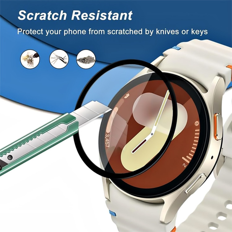 محافظ صفحه نمایش گوف مدل PMMA مناسب برای ساعت هوشمند سامسونگ Galaxy Watch 7 40mm بسته چهار عددی