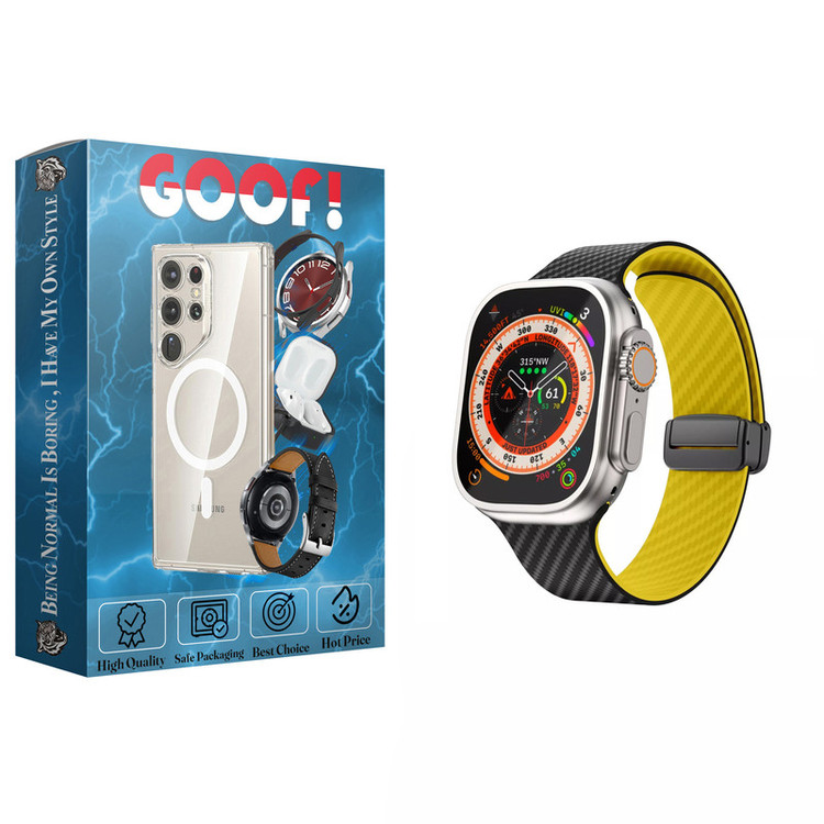 بند گوف مدل DC Carbon مناسب برای ساعت هوشمند T800 ultra / T900 ultra / HK8 Pro max / HK9 Ultra 2/HW69 Ultra 2