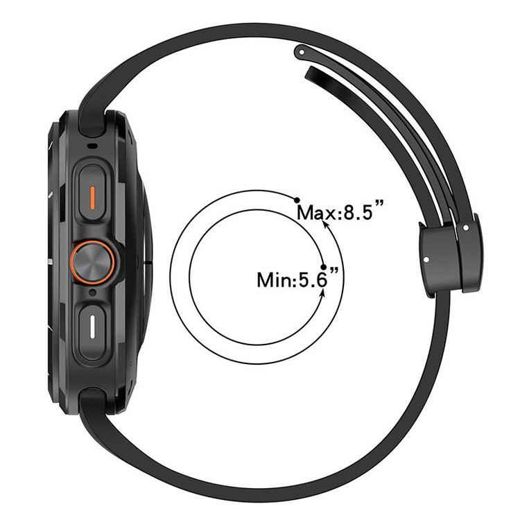 بند مسیر مدل Silic Magnetic مناسب برای ساعت هوشمند سامسونگ Galaxy Watch Ultra 47mm