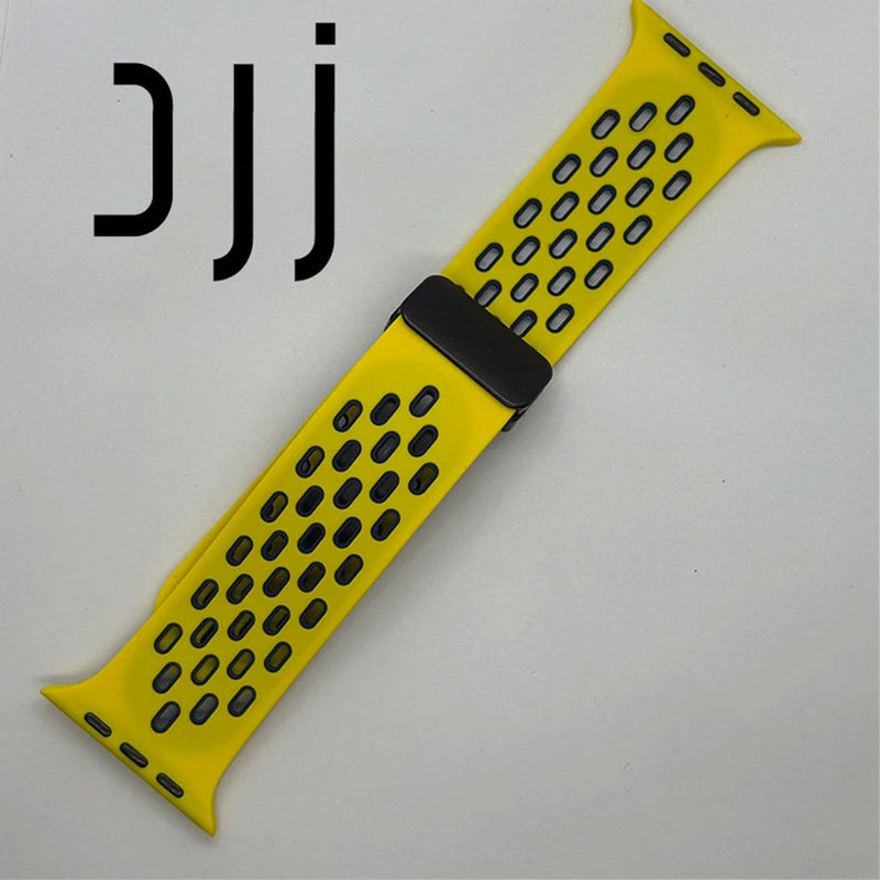 بند گوف مدل Breathable Siliconi Magnetic مناسب برای اپل واچ Ultra 3 49mm