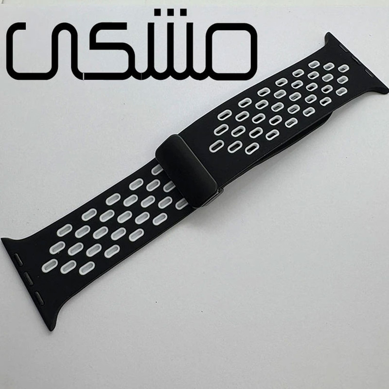 بند گوف مدل Breathable Siliconi Magnetic مناسب برای اپل واچ Ultra 3 49mm
