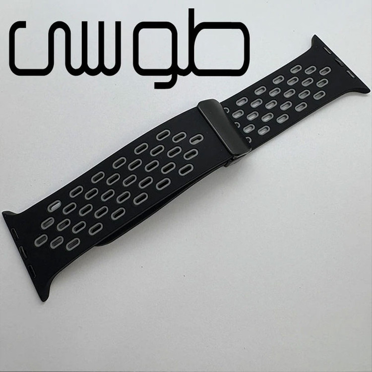 بند گوف مدل Breathable Siliconi Magnetic مناسب برای اپل واچ Ultra 3 49mm