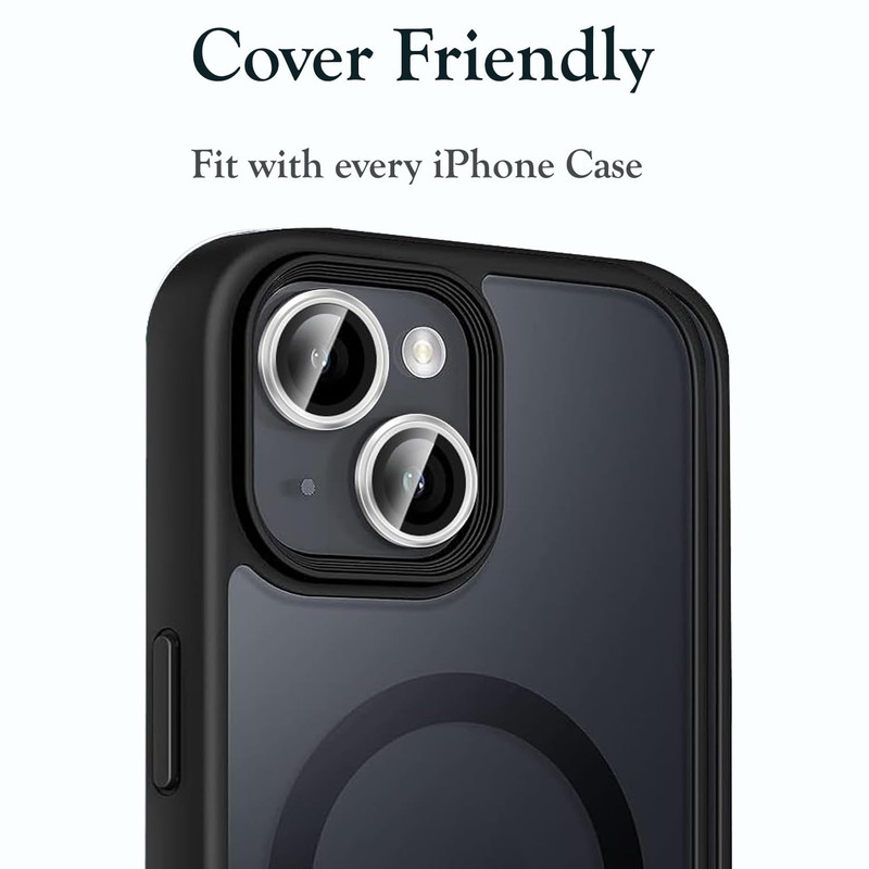 محافظ لنز دوربین گوف مدل Ring Metal مناسب برای گوشی موبایل اپل iPhone 13 / 13 Mini