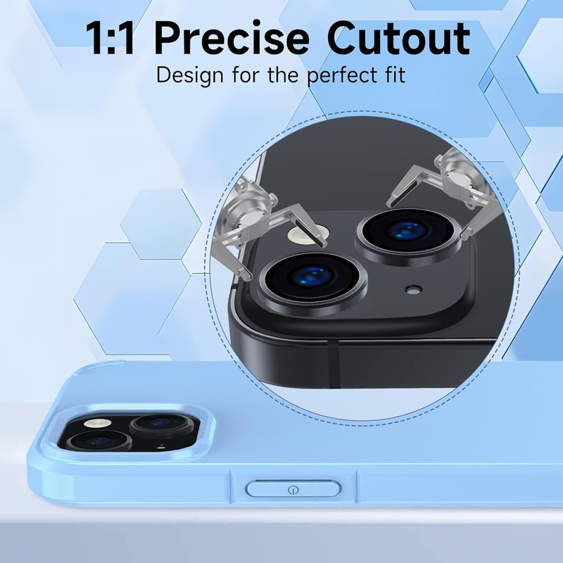 محافظ لنز دوربین گوف مدل Ring Metal مناسب برای گوشی موبایل اپل iPhone 13 / 13 Mini