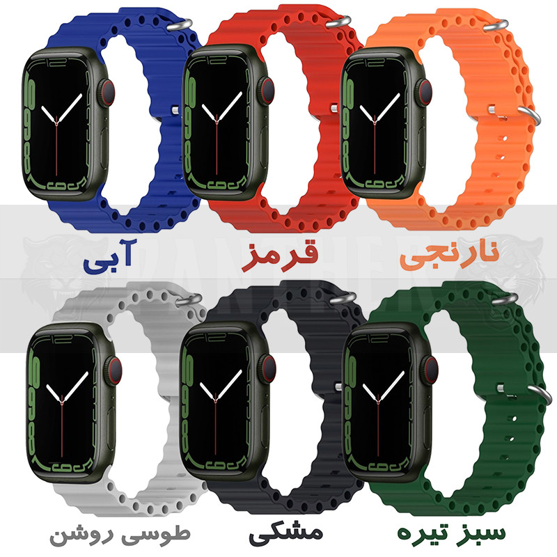بند پنتر مدل Ocean Loop مناسب برای اپل واچ سری 1 سایز 42 میلی متری