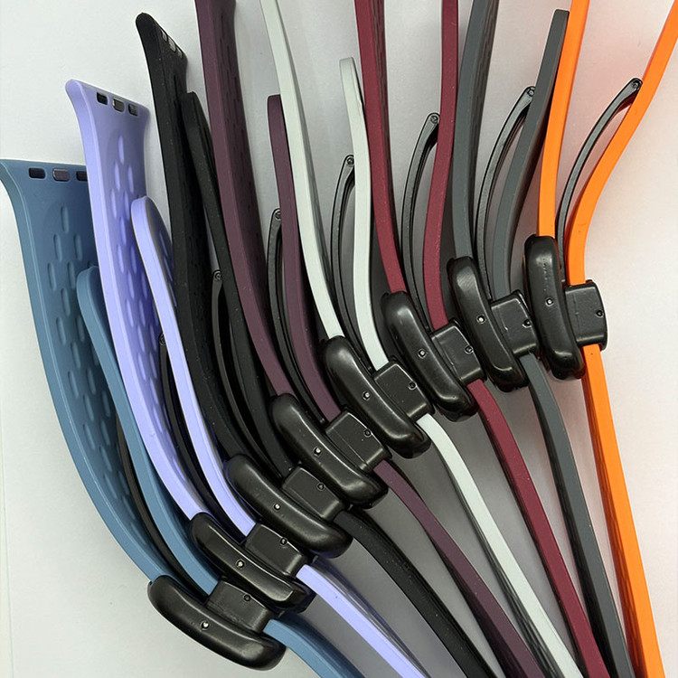 بند گوف مدل Breathable Silicone Clasp مناسب برای اپل واچ سری 1/2/3/4/5/6/7/8/9/SE/ULTRA/ULTRA 2 سایز 42/44/45/49 mm