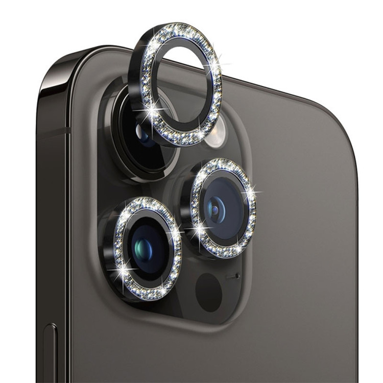 محافظ لنز دوربین فلزی مسیر مدل Glitteri مناسب برای گوشی موبایل اپل iPhone 13 Pro Max