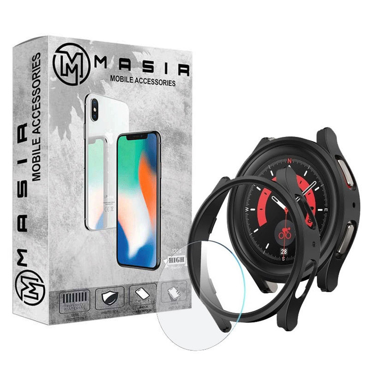 کاور مسیر مدل GWM-01 مناسب برای ساعت هوشمند سامسونگ Galaxy Watch 4 44mm به همراه محافظ صفحه نمایش