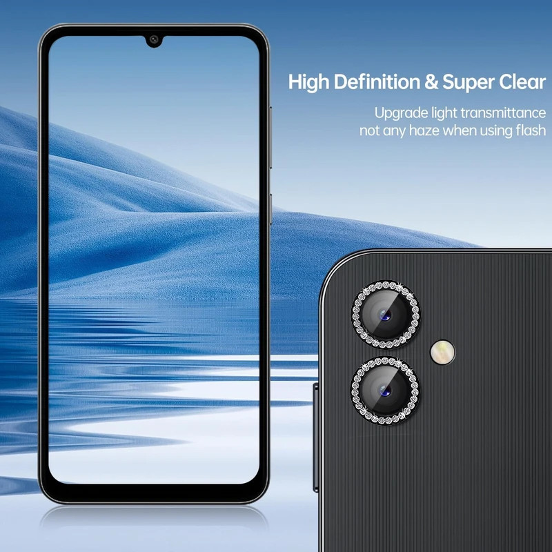 محافظ لنز دوربین گوف مدل Diamond مناسب برای گوشی موبایل سامسونگ Galaxy A06