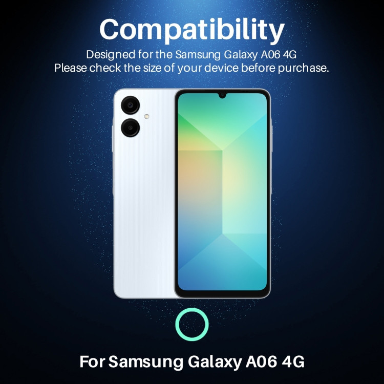 محافظ لنز دوربین گوف مدل Diamond مناسب برای گوشی موبایل سامسونگ Galaxy A06