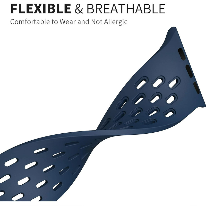 بند گوف مدل Breathable Silicon Magnetic مناسب برای ساعت هوشمند ویرفیت میلی متریW6 Max / V200 Ultra / HK10 Ultra3 Max / X10 / HK10 Pro MAX Plus / X10 Ultra 3 / X10 Pro 3 / X Ultra IP68 /X8 Ultra HW9 Pro 2 / Bw 8 Ultra / 49