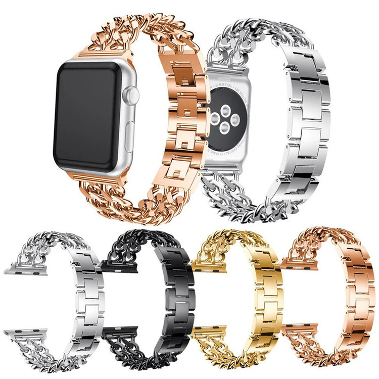 بند گوف LUX Cartier مناسب برای ساعت هوشمند اپل واچ سری 8 سایز 41 میلی متری