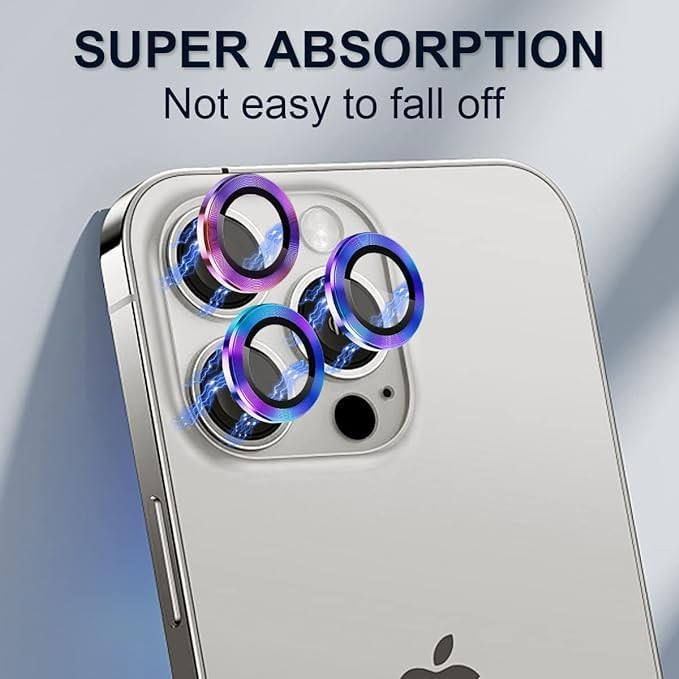 محافظ لنز دوربین گوف مدل Ring Metal مناسب برای گوشی موبایل اپل iPhone 14 Pro / 14 Pro Max