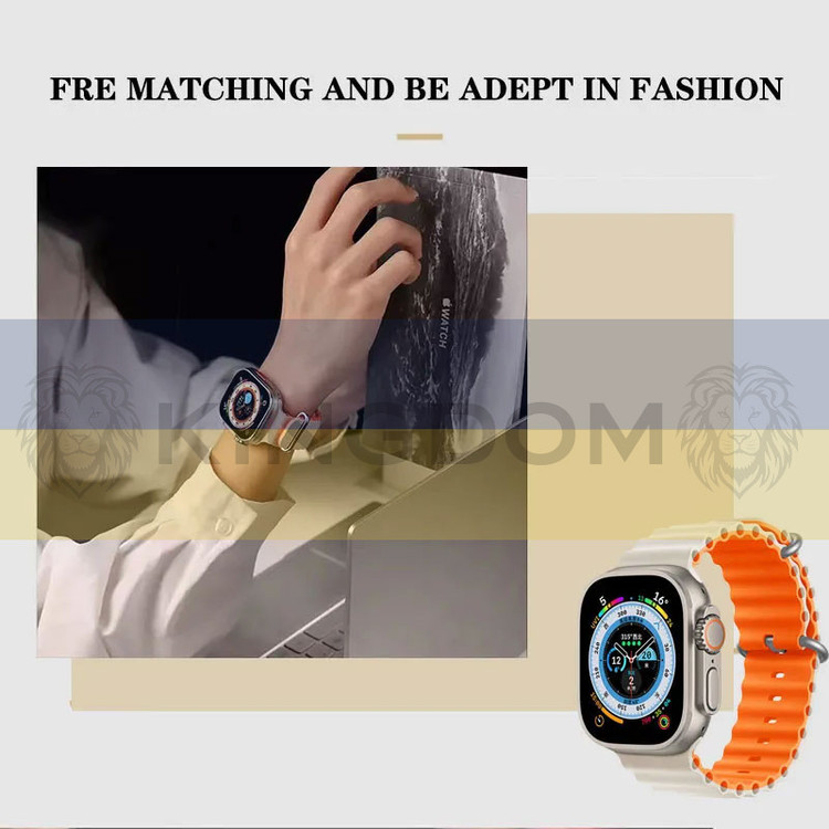 بند کینگدام مدل Ocean-SK مناسب برای اپل واچ Ultra 49mm/Ultra 2 49mm