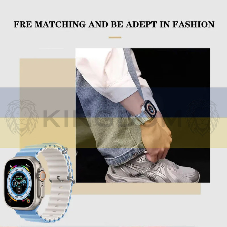 بند کینگدام مدل Ocean-SK مناسب برای اپل واچ Ultra 49mm/Ultra 2 49mm
