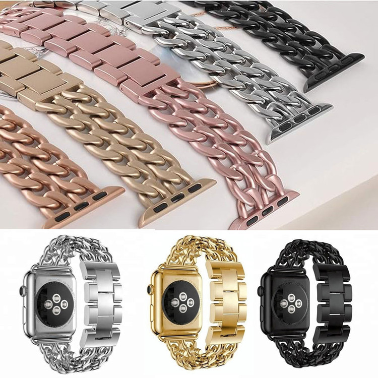 بند گوف LUX Cartier مناسب برای ساعت هوشمند اپل واچ سری 8 سایز 45 میلی متری
