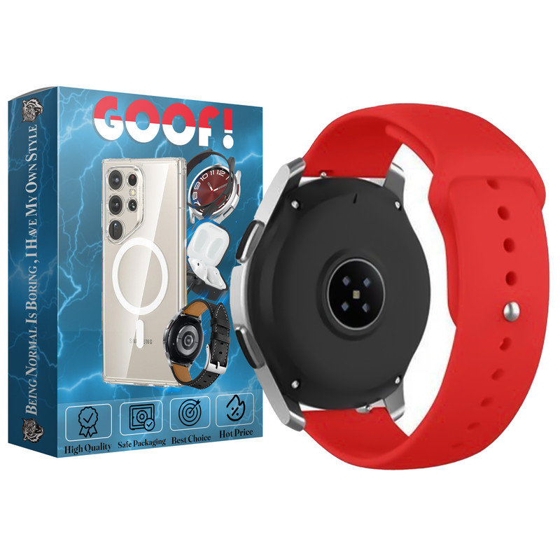 بند گوف مدل Silicon Belt Strap مناسب برای ساعت هوشمند آی می لب W12