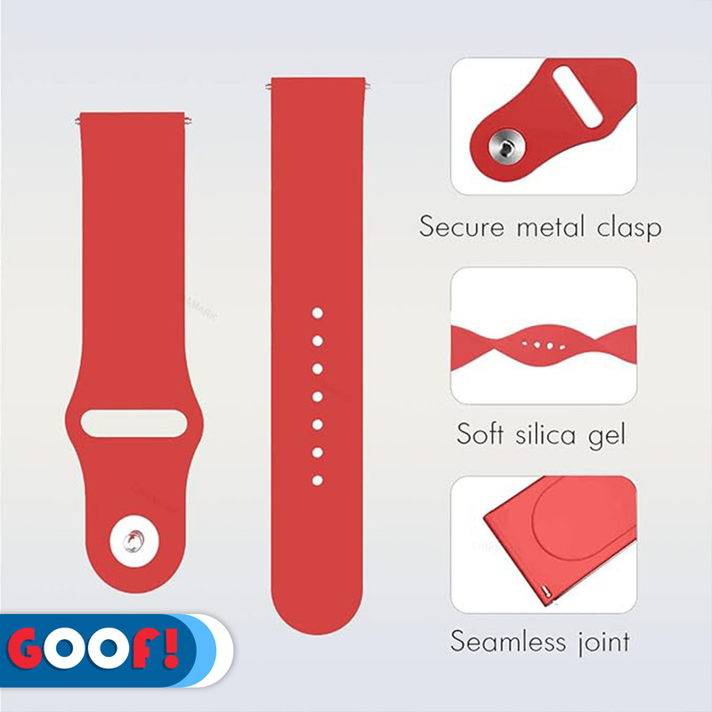 بند گوف مدل Silicon Belt Strap مناسب برای ساعت هوشمند آی می لب W12