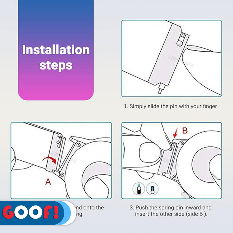 بند گوف مدل Silicon Belt Strap مناسب برای ساعت هوشمند آی می لب W12