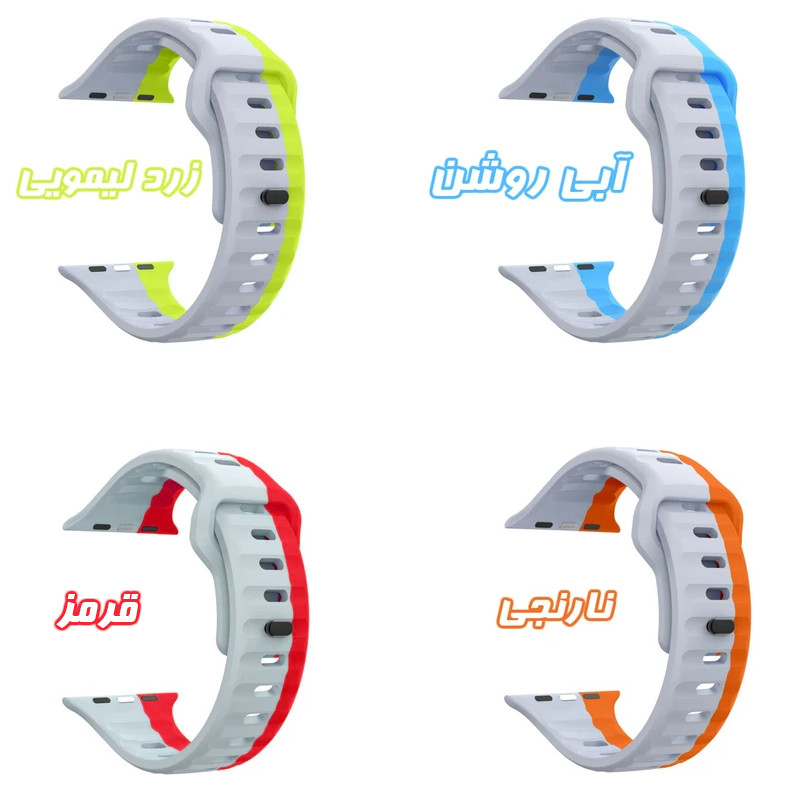 بند گوف مدل Silicone-Y مناسب برای اپل واچ سری 10 سایز 42 میلی متری