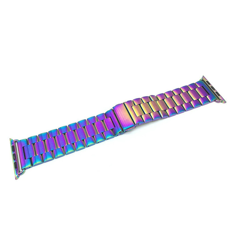 بند گوف مدل Stainless 3Bead colorful مناسب برای اپل واچ سری 4 سایز 44 میلی متری