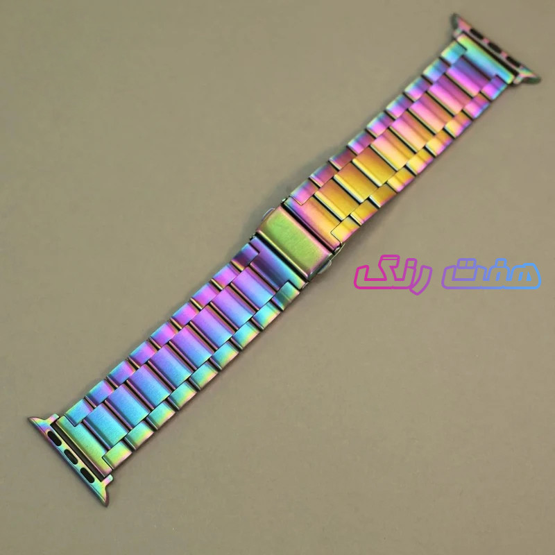 بند گوف مدل Stainless 3Bead مناسب برای ساعت هوشمند T800 ultra / T900 ultra / HK8 Pro max / HK9 Ultra 2