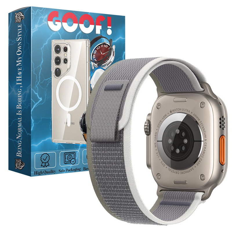 بند گوف مدل Trail Loop Dual Color مناسب برای اپل واچ Ultra 49mm