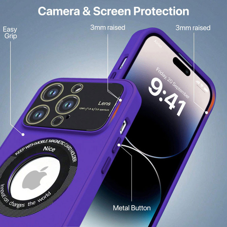 کاور مسیر مدل LXRY2 Magnetic مناسب برای گوشی موبایل اپل iPhone 11 Pro به همراه محافظ صفحه نمایش