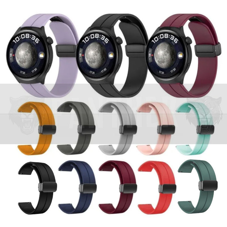 بند پنتر مدل Silicon Magnetic مناسب برای ساعت هوشمند شیائومی GTR / GTR Lite 47mm