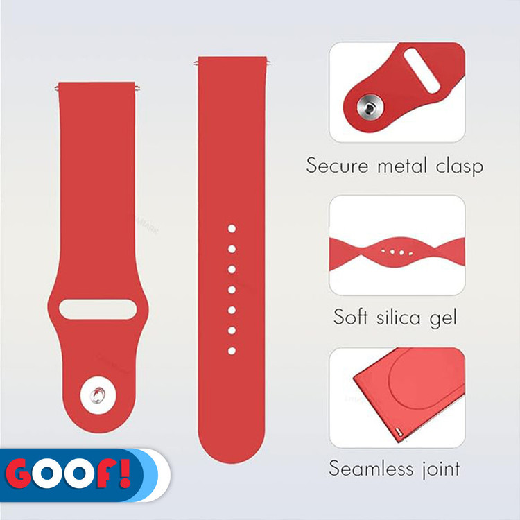 بند گوف مدل Silicon Belt Strap مناسب برای ساعت هوشمند کیو سی وای GTC