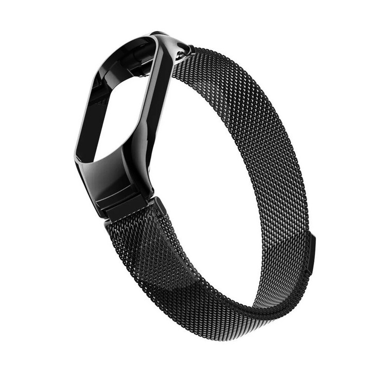 بند گوف مدل Milanese-S مناسب برای ساعت هوشمند شیائومی Mi band 7 به همراه کاور
