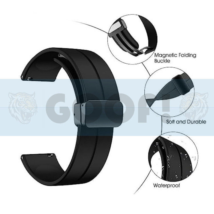 بند گوف مدل Silicon Magnetic مناسب برای ساعت هوشمند شیائومی Imilab W02