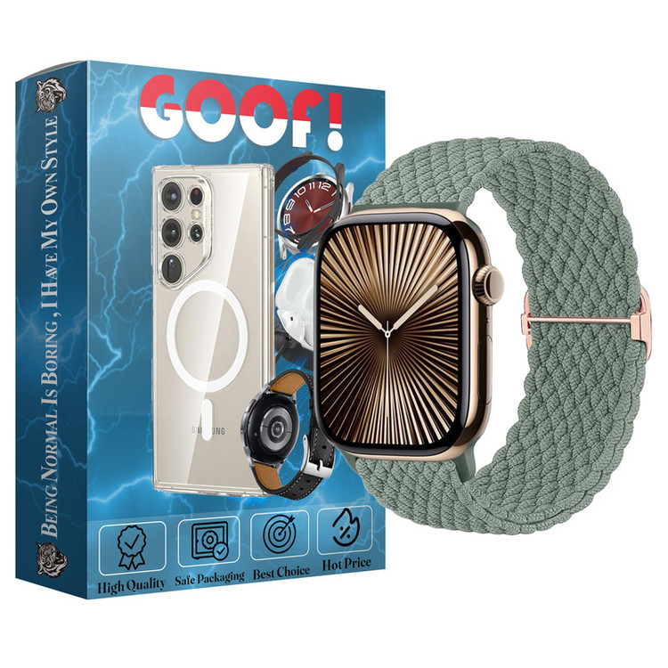 بند گوف مدل Braided-S مناسب برای ساعت هوشمند اپل سری 10 سایز 42mm