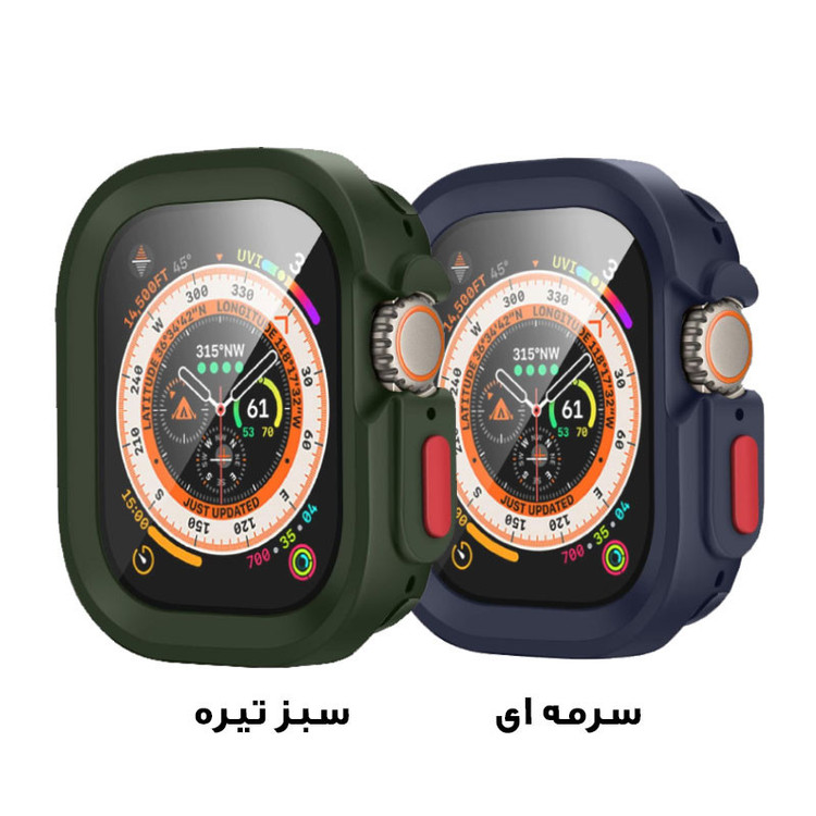 کاور انتک مدل AMIZEE Silicone Just Case مناسب برای اپل واچ سری Ultra سایز 49 میلی متری