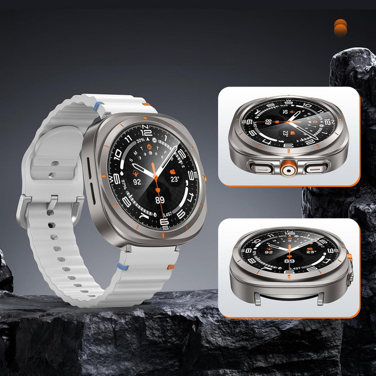 کاور گوف مدل Ultra مناسب برای ساعت هوشمند سامسونگ Galaxy Watch 7 40MM به همراه محافظ صفحه نمایش
