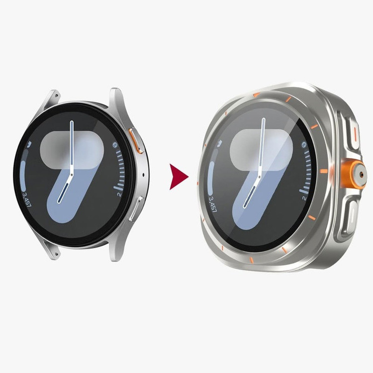 کاور گوف مدل Ultra مناسب برای ساعت هوشمند سامسونگ Galaxy Watch 7 40MM به همراه محافظ صفحه نمایش