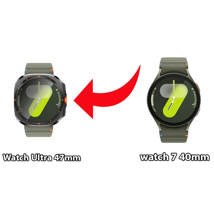 کاور گوف مدل Ultra مناسب برای ساعت هوشمند سامسونگ Galaxy Watch 7 40MM به همراه محافظ صفحه نمایش