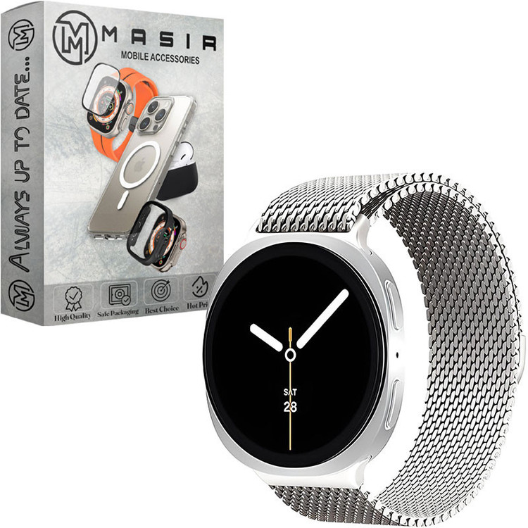 بند مسیر مدل Milanese 1 مناسب برای ساعت هوشمند سامسونگ Galaxy Watch 8 40mm