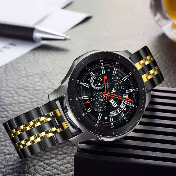 بند گوف مدل 7bead 2C BLK Butterfly مناسب برای ساعت هوشمند سامسونگ Galaxy Watch 3 45mm